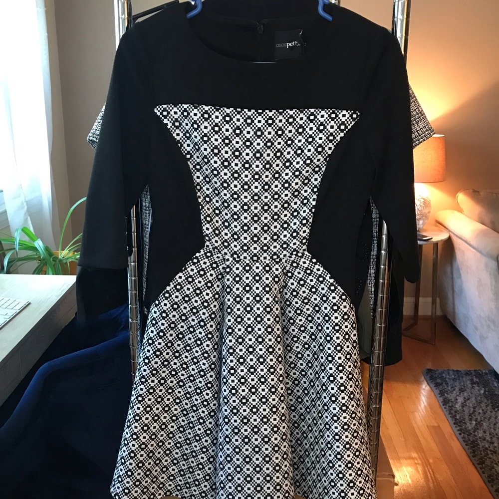 ASOS petite empire waist dress